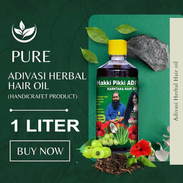HAKKI PIKKI ADIVASI HERBAL HAIR OIL