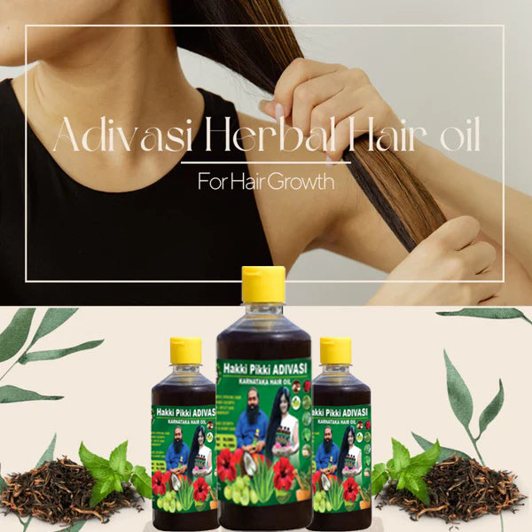 HAKKI PIKKI ADIVASI HERBAL HAIR OIL