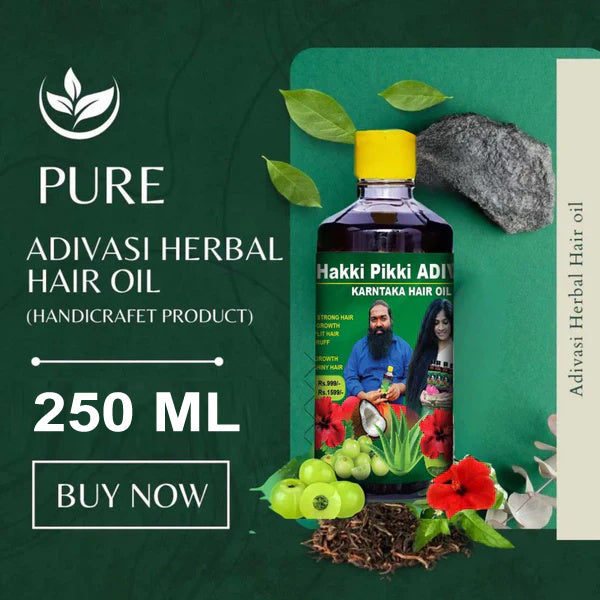 HAKKI PIKKI ADIVASI HERBAL HAIR OIL
