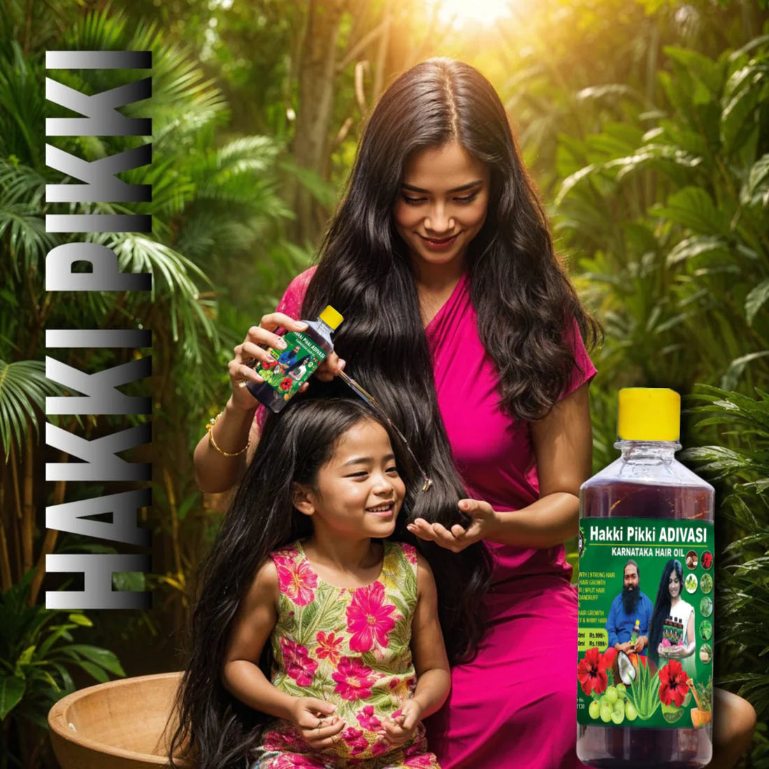 HAKKI PIKKI ADIVASI HERBAL HAIR OIL