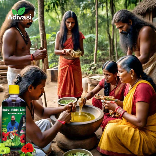 HAKKI PIKKI ADIVASI HERBAL HAIR OIL