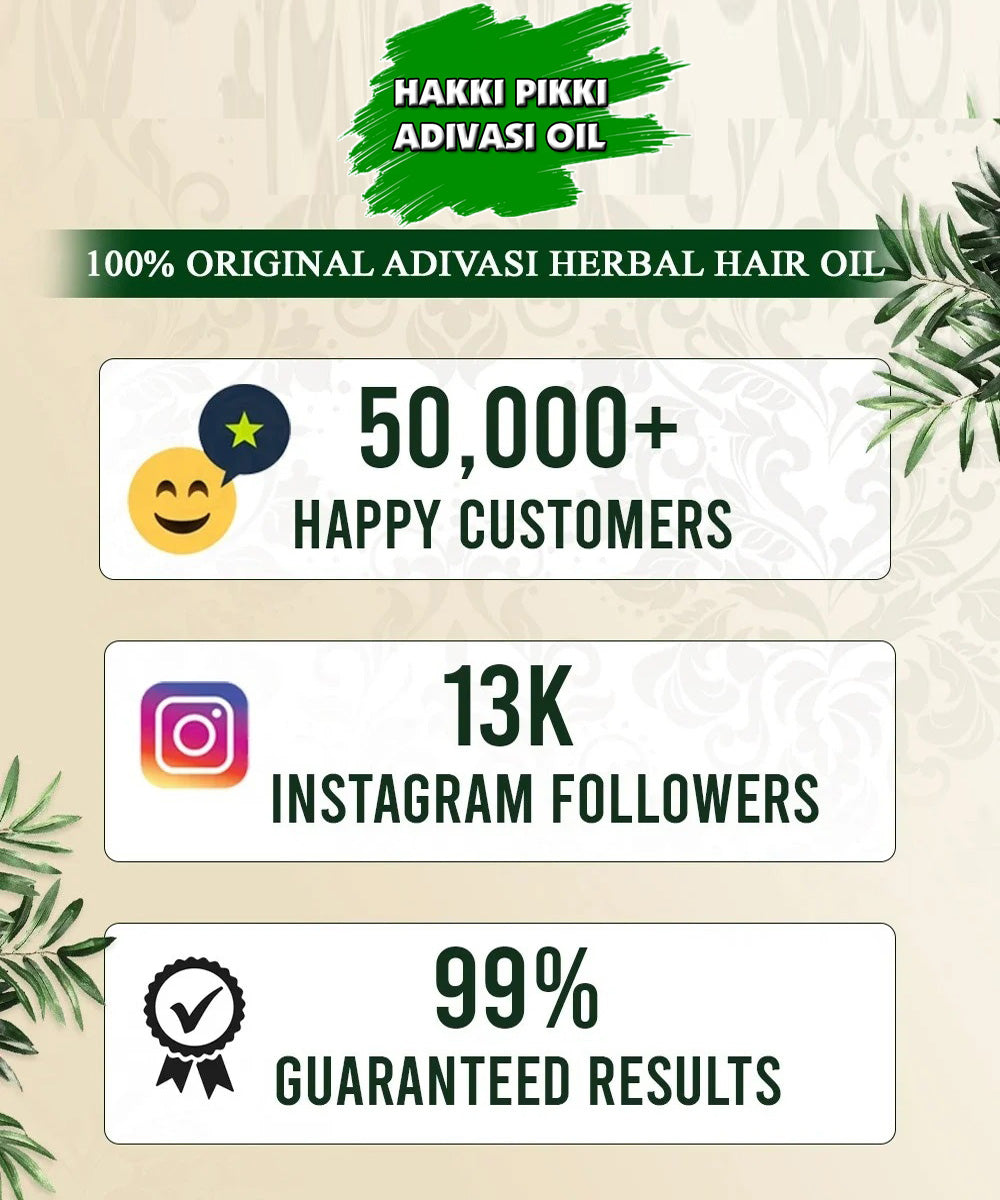 HAKKI PIKKI ADIVASI HERBAL HAIR OIL